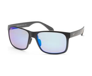 Maui Jim Men's MJ0432S-003 Red Sands Aviator/Navigator Sunglasses in Black Maui Jim Black One Size