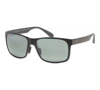 Maui Jim Men's MJ0432SA-001 Red Sands Square/Rectangle Sunglasses in Black Maui Jim Black One Size