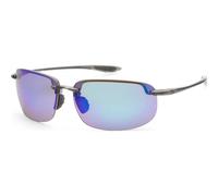 Maui Jim Men's MJ0456S-002 Hookipa Aviator/Navigator Sunglasses in Grey Maui Jim Grey One Size