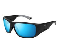 Maui Jim Men's MJ0663S-001 Keha Square/Rectangle Sunglasses in Black Maui Jim Black One Size
