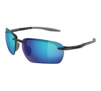 Maui Jim MJ0336S 013 Unisex Sunglasses Bio-injected Black Blue Geometric
