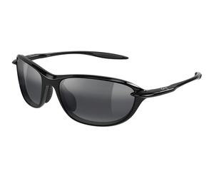 Maui Jim MJ0338S 001 Unisex Sunglasses Bio-injected Black Grey Round