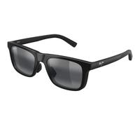 Maui Jim MJ0341S 001 Man Sunglasses Bio-injected Black Grey Squared