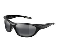 Maui Jim MJ0349S 001 Man Sunglasses Bio-injected Black Grey Squared