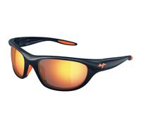 Maui Jim MJ0349S 002 Man Sunglasses Bio-injected Blue Red Squared