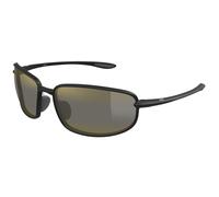 Maui Jim MJ0370S 002 Unisex Sunglasses Bio-injected Black Bronze Squared