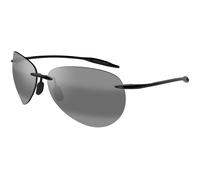 Maui Jim MJ0421S 001 Unisex Sunglasses Injected Black Grey Pilot