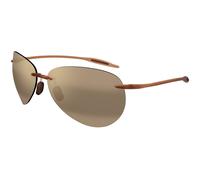 Maui Jim MJ0421S 002 Unisex Sunglasses Injected Brown Bronze Pilot