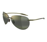 Maui Jim MJ0421S 007 Unisex Sunglasses Injected Green Green Pilot