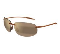Maui Jim MJ0422S 002 Unisex Sunglasses Injected Brown Bronze Squared