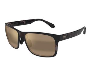 Maui Jim MJ0432S 002 Unisex Sunglasses Injected Havana Bronze Squared