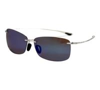 Maui Jim MJ0442S-001 Aviator/Navigator Sunglasses in Silver Maui Jim Silver One Size