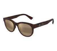 Maui Jim MJ0668S 002 Man Sunglasses Injected Havana Bronze Round