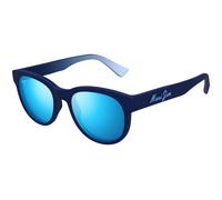 Maui Jim MJ0668S 003 Man Sunglasses Injected Blue Blue Round