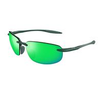 Maui Jim MJ0676S 004 Unisex Sunglasses Injected Green Green Squared
