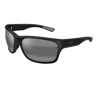 Maui Jim MJ0681S 001 Man Sunglasses Bio-injected Black Grey Squared