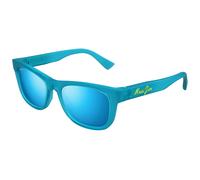 Maui Jim Kaulike Sunglasses Unisex Adult, Matte Trans Blue, 53-19-145