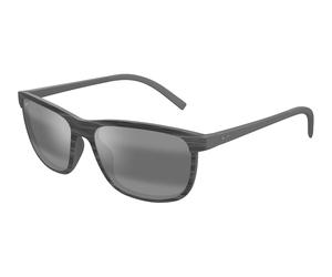 Maui Jim MJ0811S 001 Unisex Sunglasses Injected Havana Grey Squared