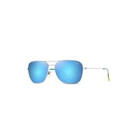 Maui Jim Naauao mirrored-pilot sunglasses - Silver One Size