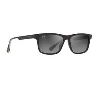 Maui Jim - Okina Shiny Black Neutral Grey Minéral Superthin - Sunglasses