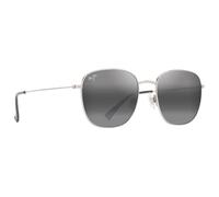 Maui Jim - Olali Asian Fit Argent Brillant Noir Gris Neutre MauiPure - Sunglasses