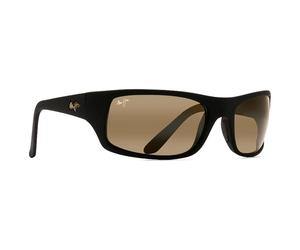 Maui Jim - Peahi Noir Mat Caoutchouc H ronze Minéral Superthin - Sunglasses