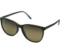 Maui Jim Women Ocean Sunglasses, Tortoise W/Peacock/Hcl Bronze Polarized, M