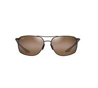 Maui Jim Puu Kukui Men's Polarized Rectangular Sunglasses, Hcl Puu Kukui Bronze, One Size