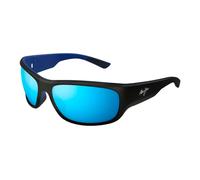 Maui Jim - Mauklele Matte Black Blue Blue Hawaii Mineral Superthin - Sunglasses