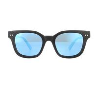 Maui Jim Sunglasses Shore Break B822-02MG Black with Grey Blue Hawaii Polarized