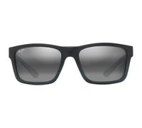 The Flats 897-02 - unisex - Maui Jim - Sunglasses - Black - 57 MM - Accessories 57 MM