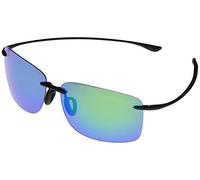 Maui Jim Unisex Hema Sunglasses, Mauigreenr Hema Black Mat, L