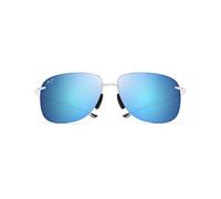Maui Jim - Hikina Matte Crystal Grey Maui Pure Lt Blue Hawaï - Sunglasses