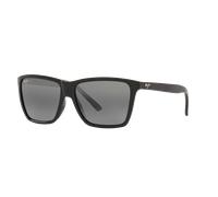Maui Jim Unisex Sunglass Cruzem - Frame color: Black Shiny, Lens color: Neutral Grey Polarized