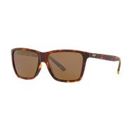 Maui Jim Unisex Sunglass Cruzem - Frame color: Tortoise, Lens color: HCLU+00AD Bronze Polarized