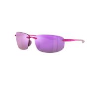 Maui Jim Unisex Sunglass Hookipa - Frame color: Pink Shiny, Lens color: Pink Mirror Polarized