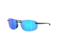 Maui Jim Unisex Sunglass Hookipa Ultra - Frame color: Blue Matte, Lens color: Blue Mirror Polarized