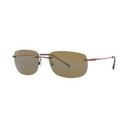Maui Jim Unisex Sunglass Ohai - Frame color: Copper, Lens color: HCLU+00AD Bronze Polarized
