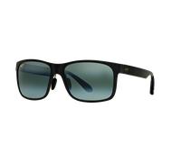 Maui Jim Unisex Sunglass Red Sands - Frame color: Black Matte, Lens color: Grey Mirror Polarised