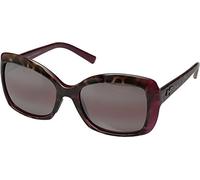 Maui Jim Women's Sunglasses Orchid 735 – Polarized Maui Rose Mirror – Tortoise Pink M