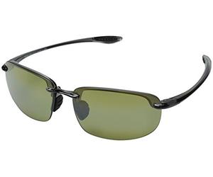 Maui Jim Unisex's Ho'okipa Asian Fit Sunglasses, Trans Smoke Grey/Maui Ht Polarized, Medium