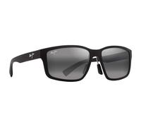 Maui Jim - Walewaha Asian Fit Matte Black Neutral Grey Mineral Superthin - Sunglasses