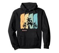 Maui Palm Trees swaying in the Wind Beach Vacation Hawaii Pullover Hoodie