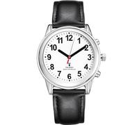 MAUJOY Men's Talking Atomic Watch for Seniors Alarm Clock for Visually Impaired Speaks Clear and Loud Time, Date, Style 7, mens, Classic