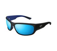 Peahi Polarized Sunglasses, unisex, Maui Jim, Sunglasses, Black, 64 MM, Accessories 64 MM