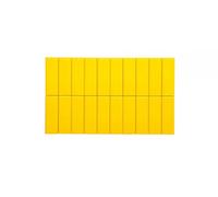 MAUL 1 kg Maulpro High Quality Rectangular Magnet for Whiteboards - Yellow (Pack of 20)