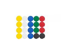 MAUL 30 mm 0.6 kg Maulpro High Quality Round Magnet for Whiteboards - Assorted Colours (Pack of 20)
