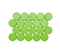 MAUL 30 mm 0.6 kg Maulpro High Quality Round Magnet for Whiteboards - Light Green (Pack of 20)