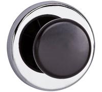 Maul 6155096 Maul Magnet Round Knob Silver Black Ø67xH33mm 1pc