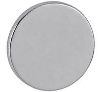 Maul 6166196 Neodym magnet Disc Silver 10mm x 1mm 10 pcs